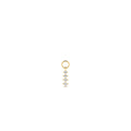 14k Journey Hoop Charm by Orlina Fine