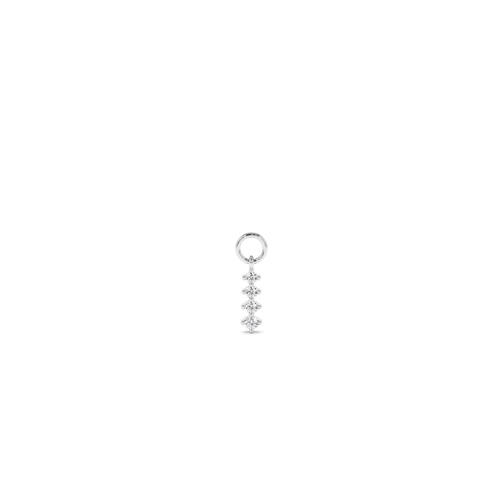 14k Journey Hoop Charm - view 3