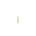14k Diamond Spike Hoop Charm by Orlina Fine