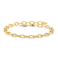 14K Oval Link Cable Chain Bracelet by Orlina Fine