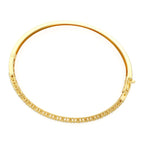 14k 1.15ctw Luxurious Cluster Diamond Bangle - view 4