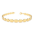 14K Gold Oval Link Stacking Bracelet by Orlina Fine