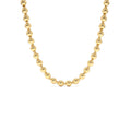 14K Gold 5 MM Bead Necklace by Orlina Fine