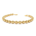 14K Gold 5 MM Bead Bracelet by Orlina Fine