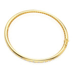 14k 1.20ctw Dome Floating Diamond Bangle Bracelet - view 4