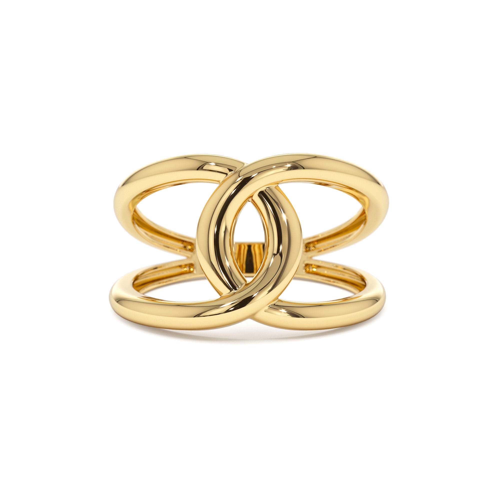 14k Gold Infinity Knot Ring by Orlina Fine