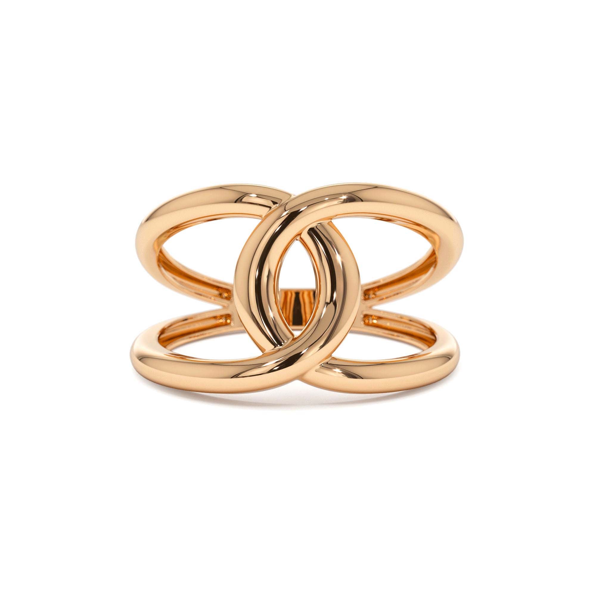 14k Gold Infinity Knot Ring - view 2