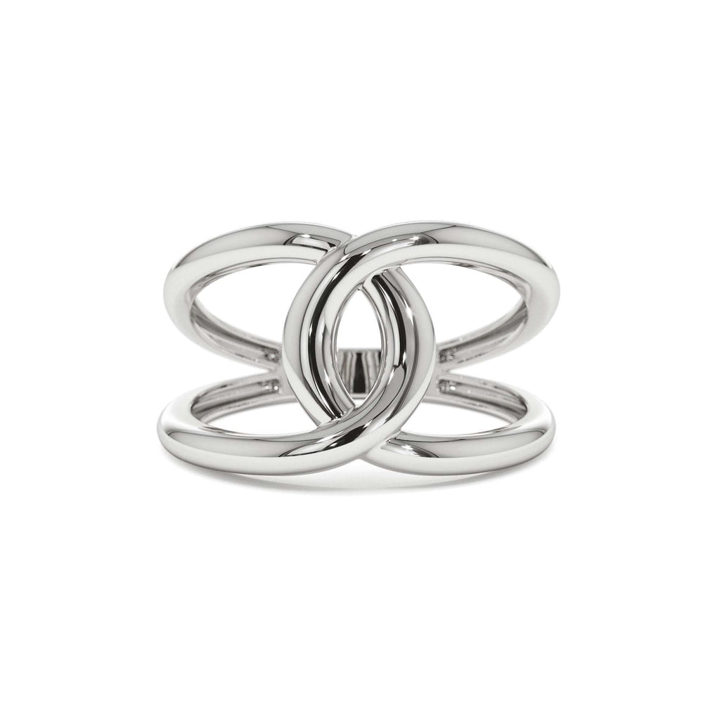 14k Gold Infinity Knot Ring - view 3