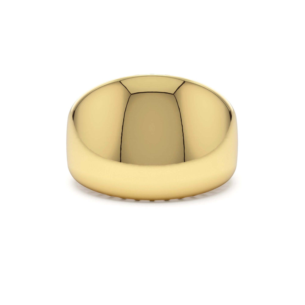 14k Chunky Gold Dome Graduating Statement Ring by Orlina Fine