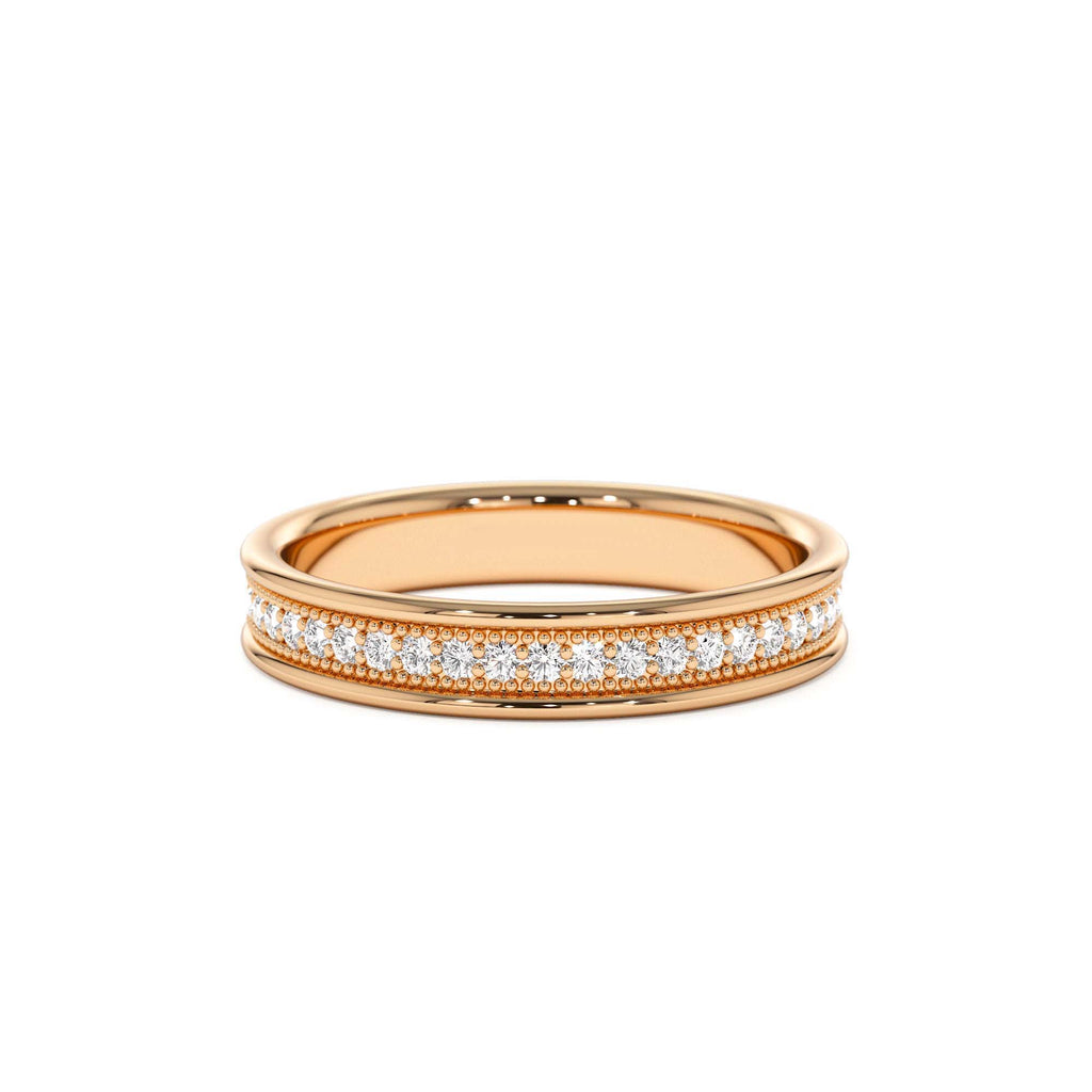 14k Milgran Full Eternity Diamond Ring - view 2