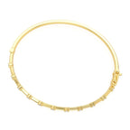 14k 0.50 ctw Diamond Bar Bangle Bracelet - view 5