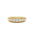 14k Dome Diamond Ring by Orlina Fine