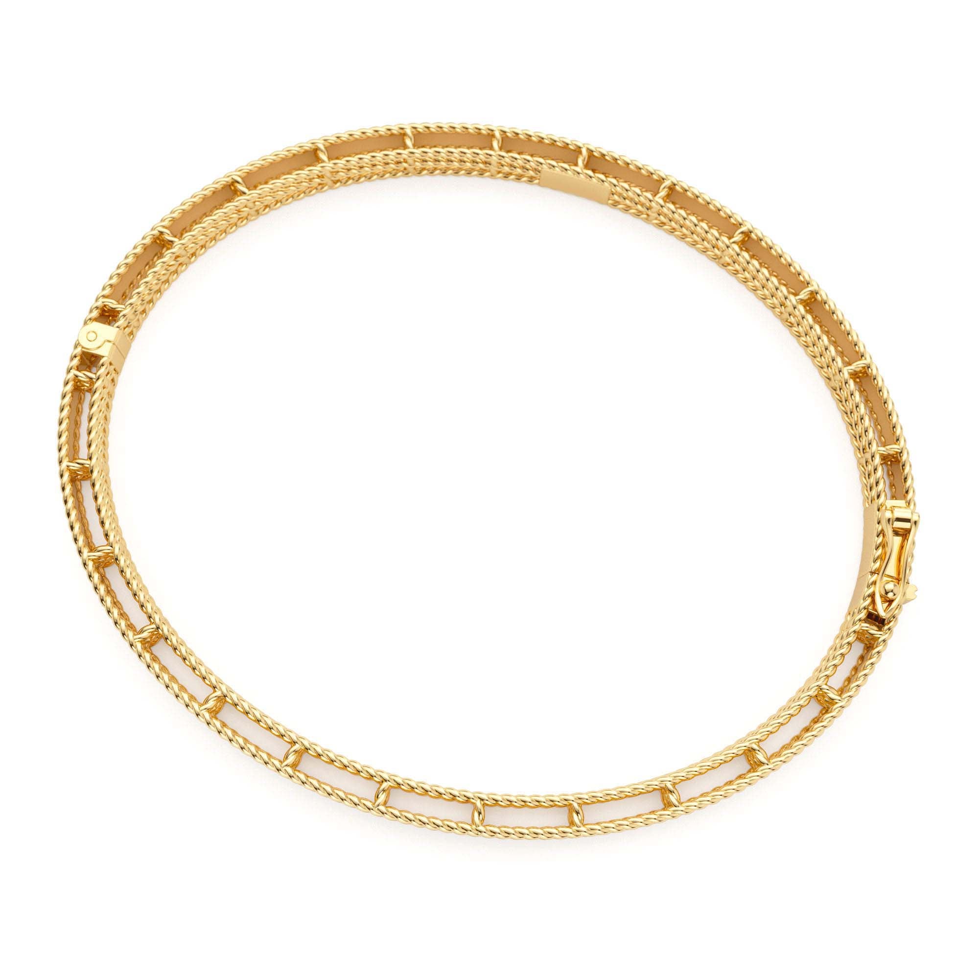 14K Milgrain Edge Gold Bangle Bracelet - view 4
