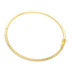 14k 1.50 Ctw Prong Setting Diamond Bange Bracelet - view 4