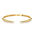 14K Gold Claw Cuff Bangle Bracelet by Orlina Fine