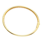 14k 1.00 Ctw Dome Diamond Bangle Bracelet - view 4