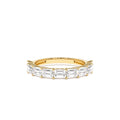 1.70 CTW 14K East West Prong Setting Nine Stone Emerald Cut Lab Grown Diamond Wedding Ring by Orlina Fine