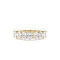 1.25 CTW 14K Prong Setting Seven Stone Oval Cut Lab Grown Diamond Wedding Ring by Orlina Fine