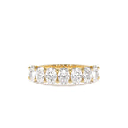1.25 CTW 14K Prong Setting Seven Stone Oval Cut Lab Grown Diamond Wedding Ring by Orlina Fine
