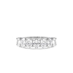 1.25 CTW 14K Prong Setting Seven Stone Oval Cut Lab Grown Diamond Wedding Ring - view 2