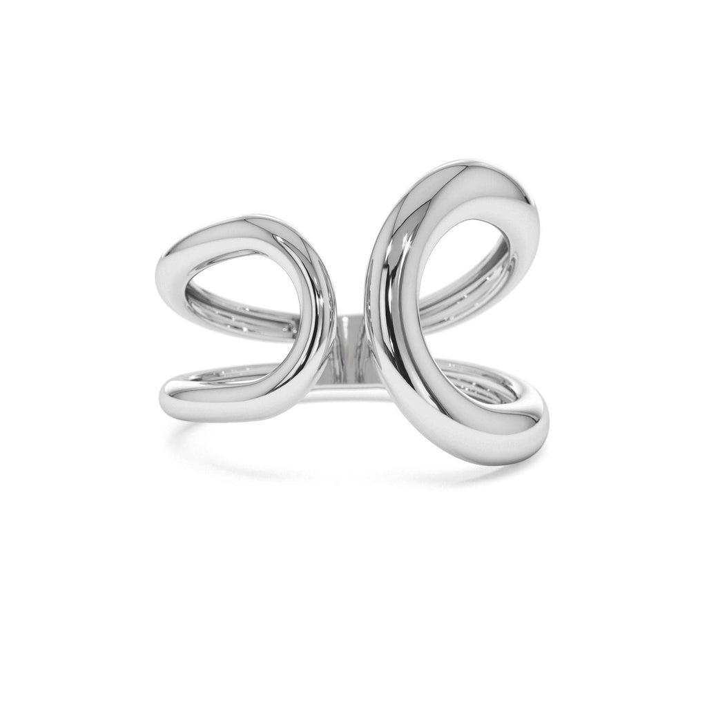 14k Unique Design Bold Gold Ring - view 3