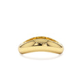 14k Unique Amorphic Shaped Figure Ring by Orlina Fine