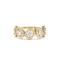 14K Gold Multi-Shaped Diamond Band by Orlina Fine