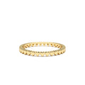 14k Gold Mini Heart Eternity Ring by Orlina Fine