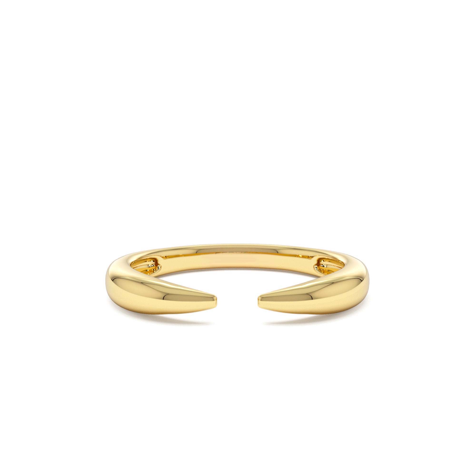 14K Open Claw Cuff Ring For Women by Orlina Fine