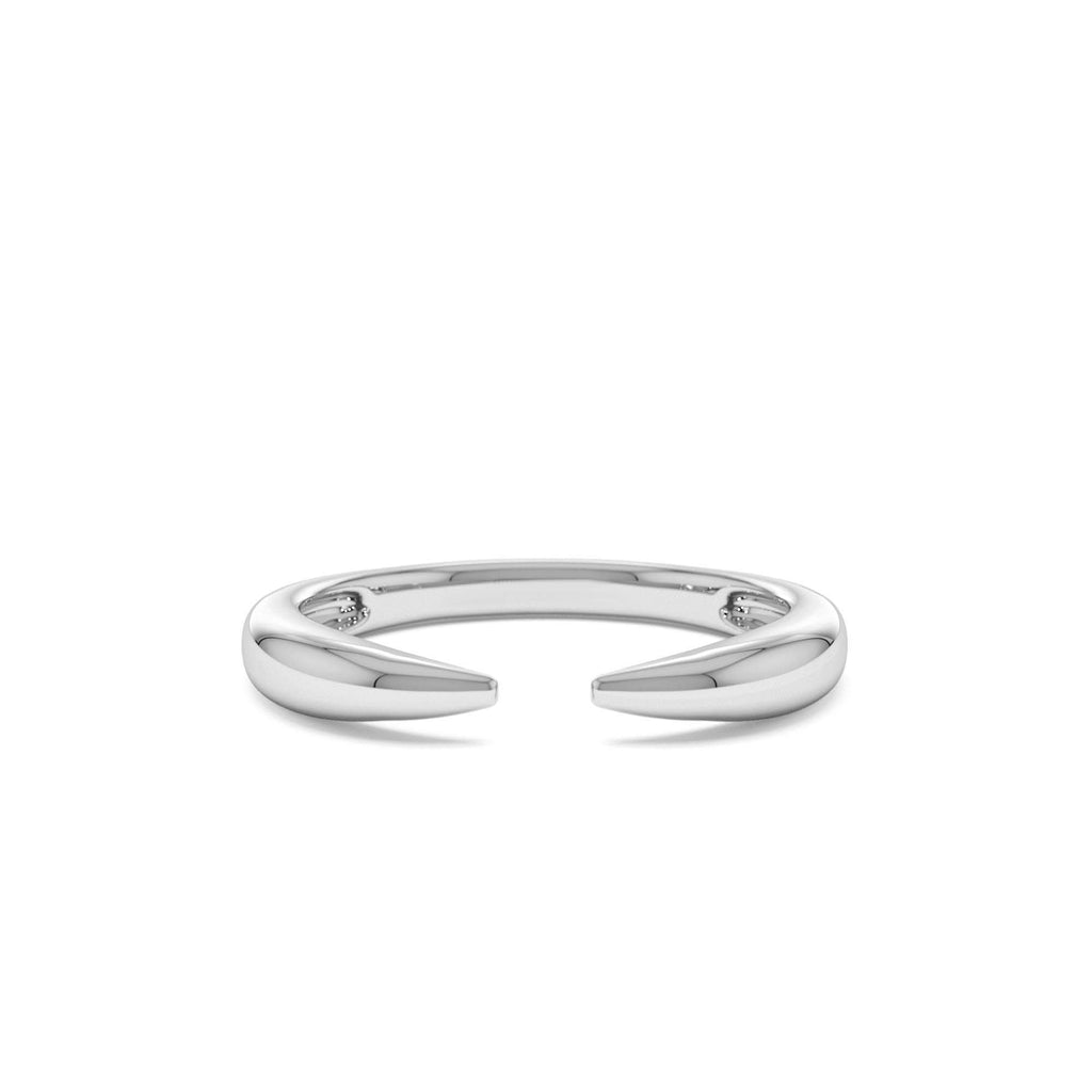 14K Open Claw Cuff Ring For Women - view 3