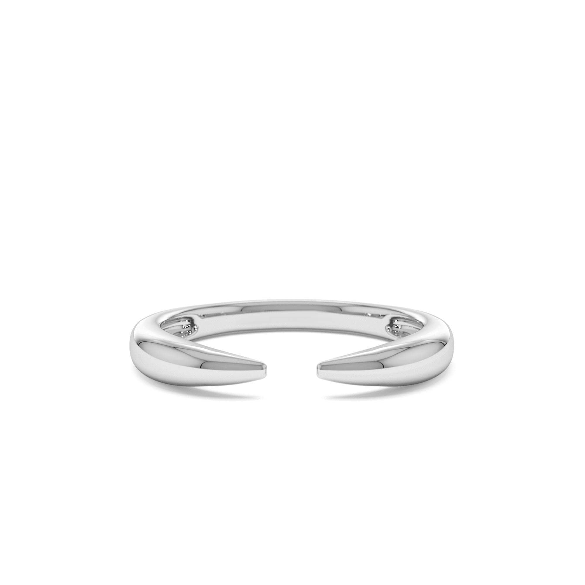 14K Open Claw Cuff Ring For Women - view 3