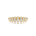 14k Unique Design Glamorous Diamond Ring by Orlina Fine