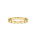 14K Tiny Round Stackable Ring For Women by Orlina Fine