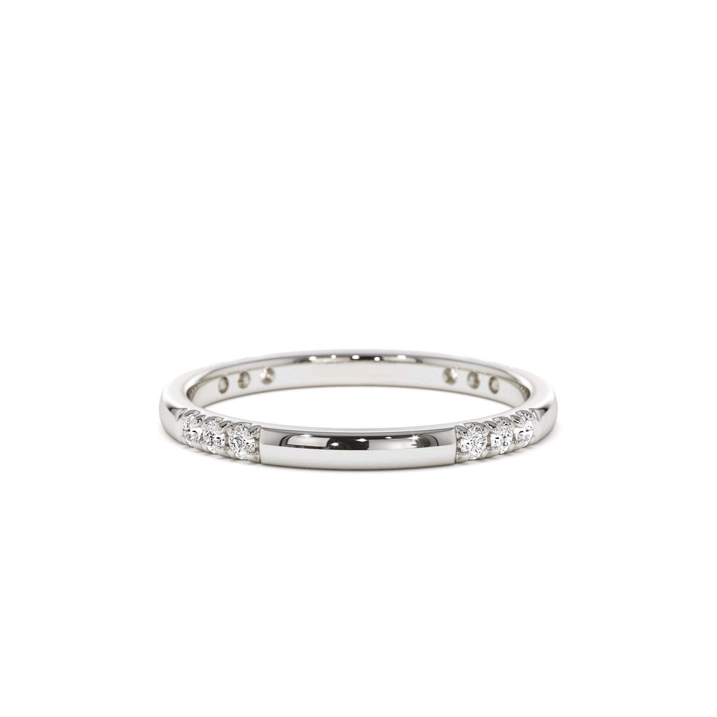 14k Multi Station Diamond Eternity Ring - view 3