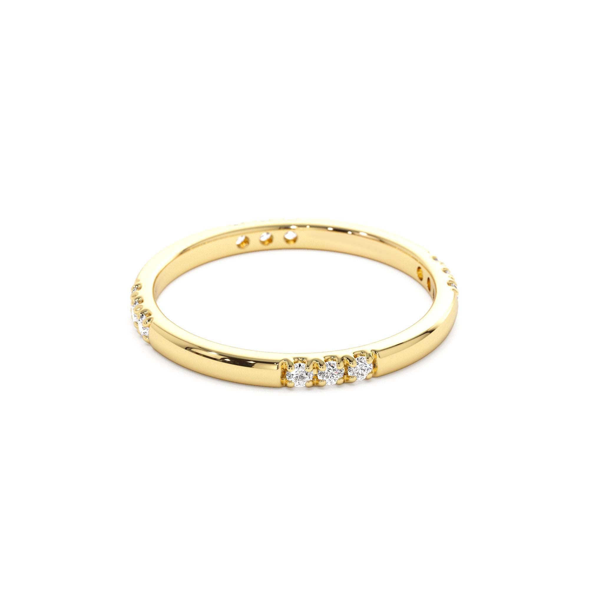 14k Multi Station Diamond Eternity Ring - view 4