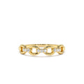 14K Cable Chain Link Diamond Ring by Orlina Fine