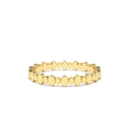 14k Alternating Size Oval Ring by Orlina Fine