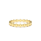 14k Alternating Size Oval Ring by Orlina Fine