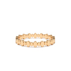 14k Alternating Size Oval Ring - view 3