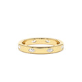 14k Marquise Shaped Full Eternity Flush Setting Diamond Band by Orlina Fine