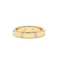 14k Full Eternity Flush Setting Round Diamond Band by Orlina Fine