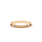 14K 2MM Knife Edge Wedding Band - view 2