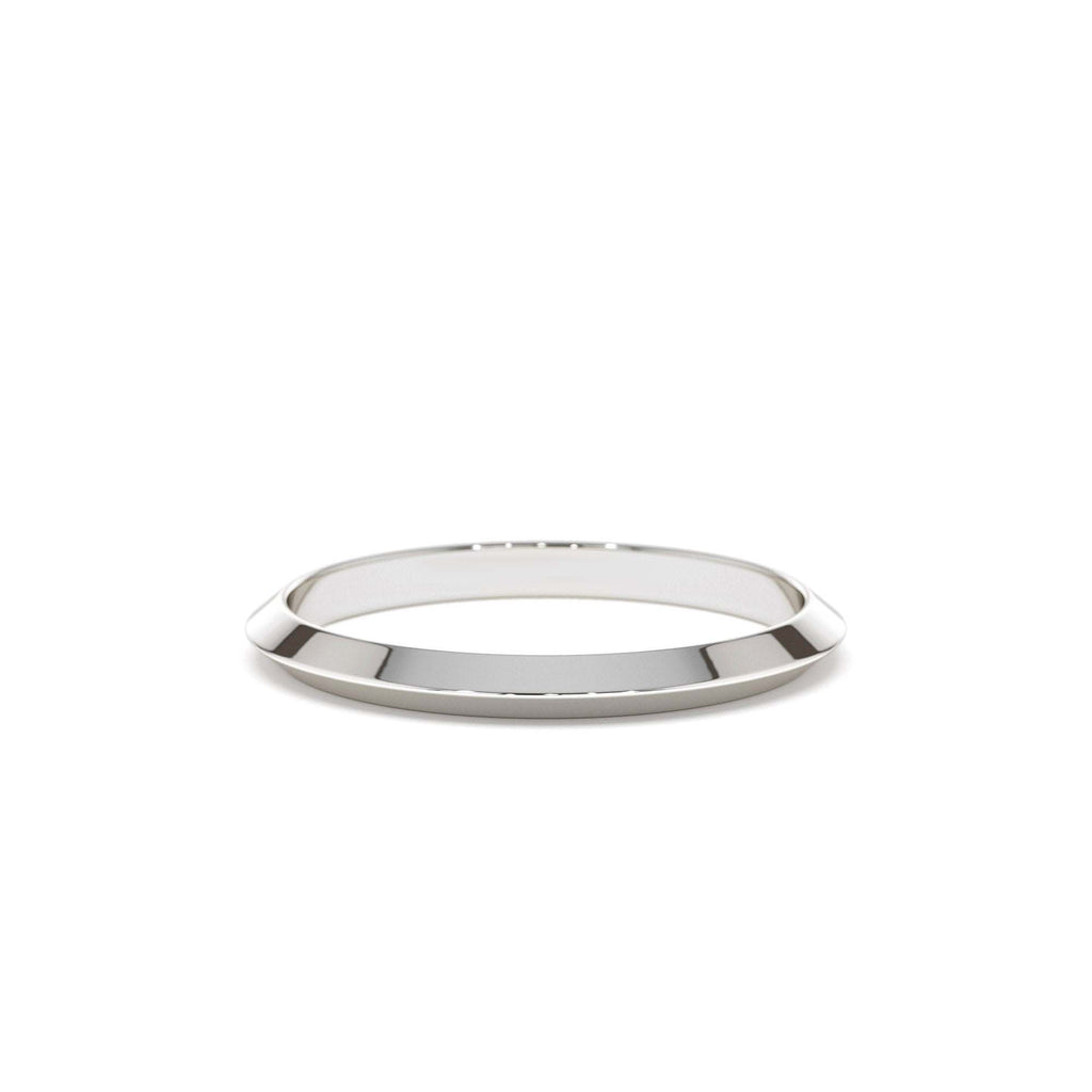 14K 2MM Knife Edge Wedding Band - view 3