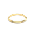 14K 2MM Knife Edge Wedding Band - view 4
