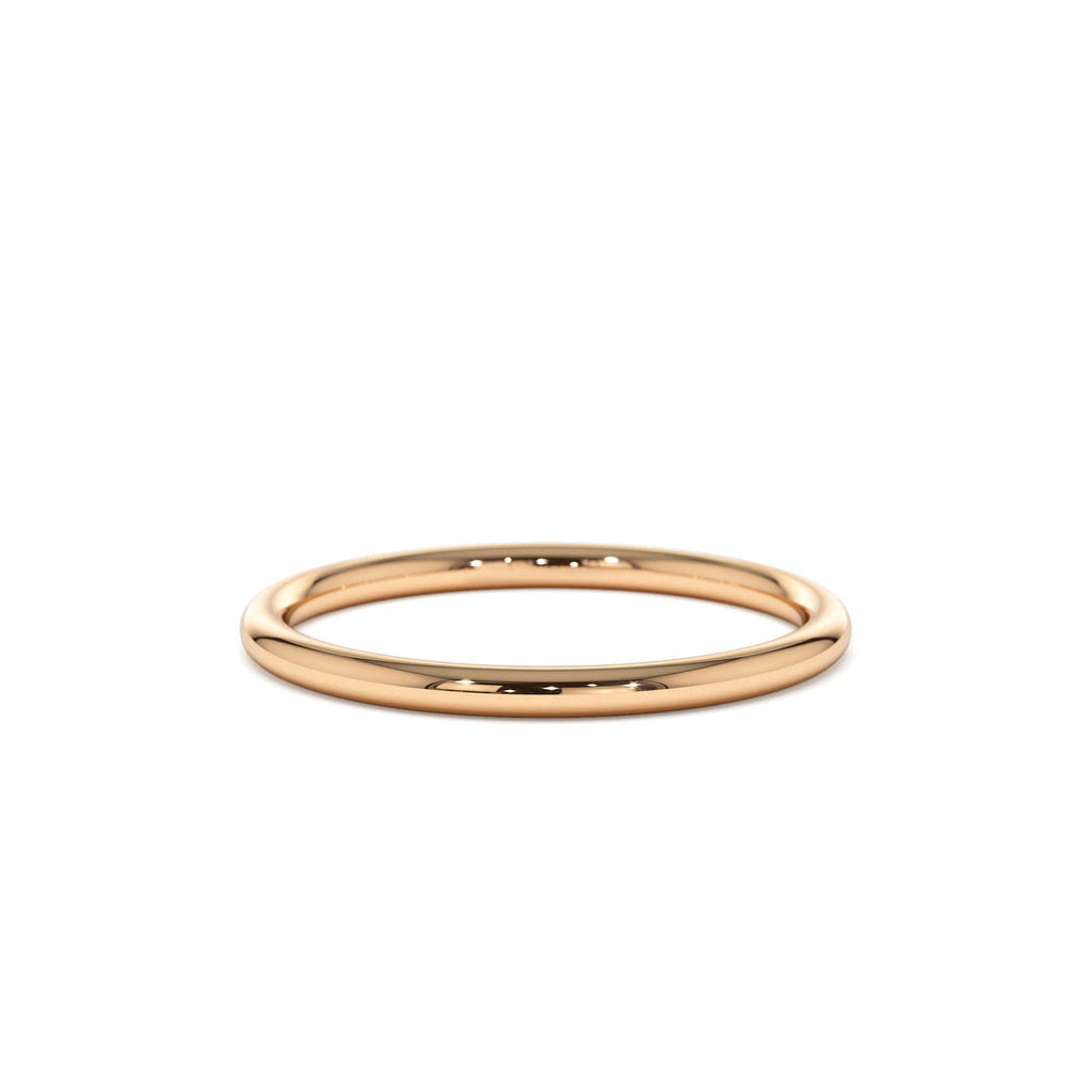 14K Solid Gold 1.5 MM Wedding Band - view 2