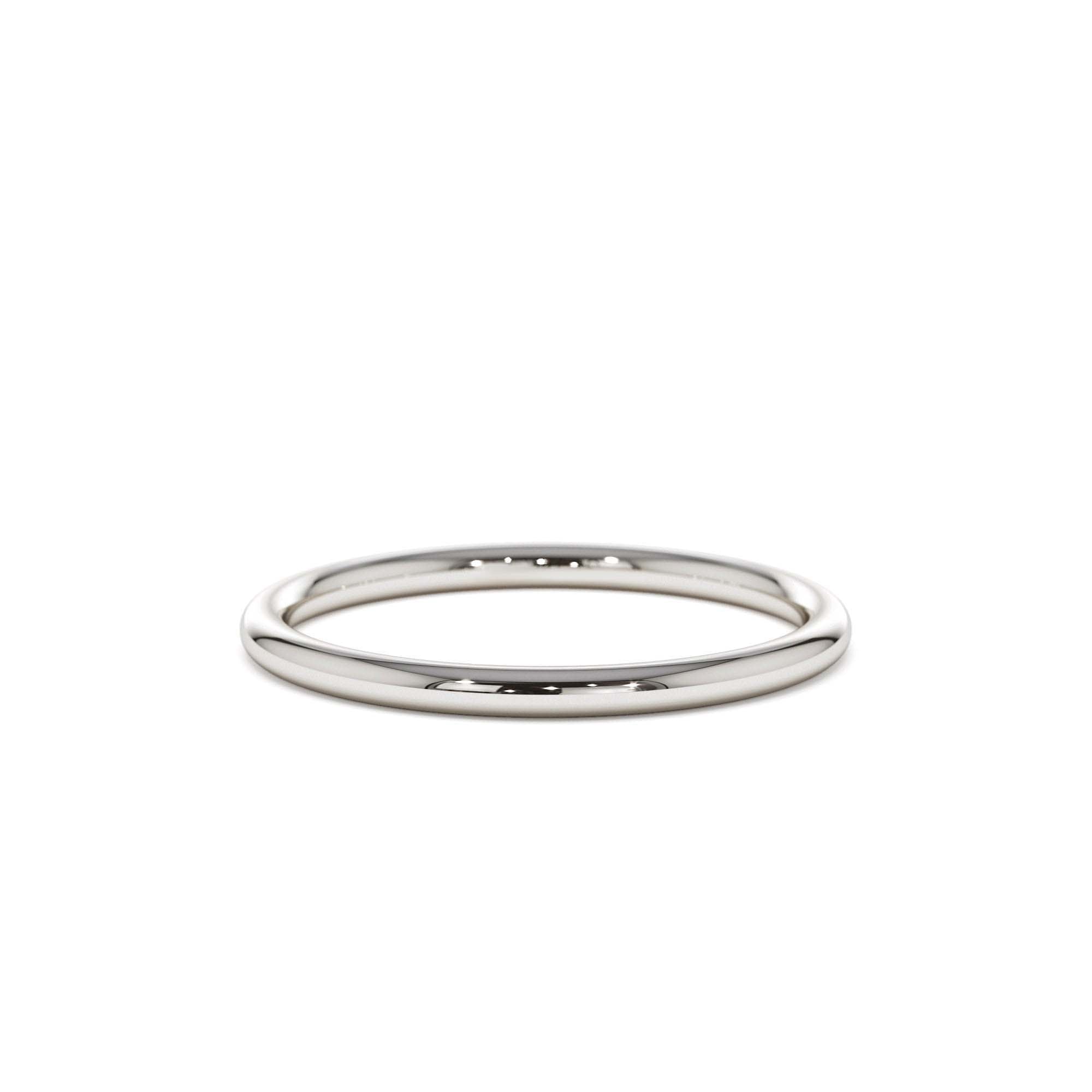 14K Solid Gold 1.5 MM Wedding Band - view 3