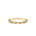 14K Pyramid and Bead Stacking Band by Orlina Fine
