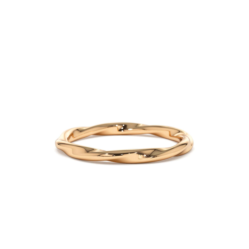 14K Wavy Promise Ring - view 2