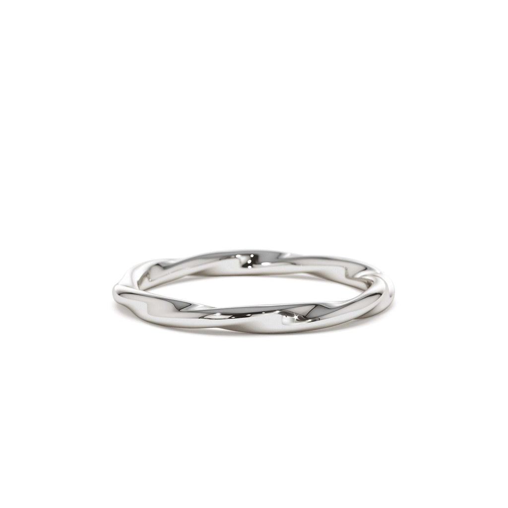 14K Wavy Promise Ring - view 3