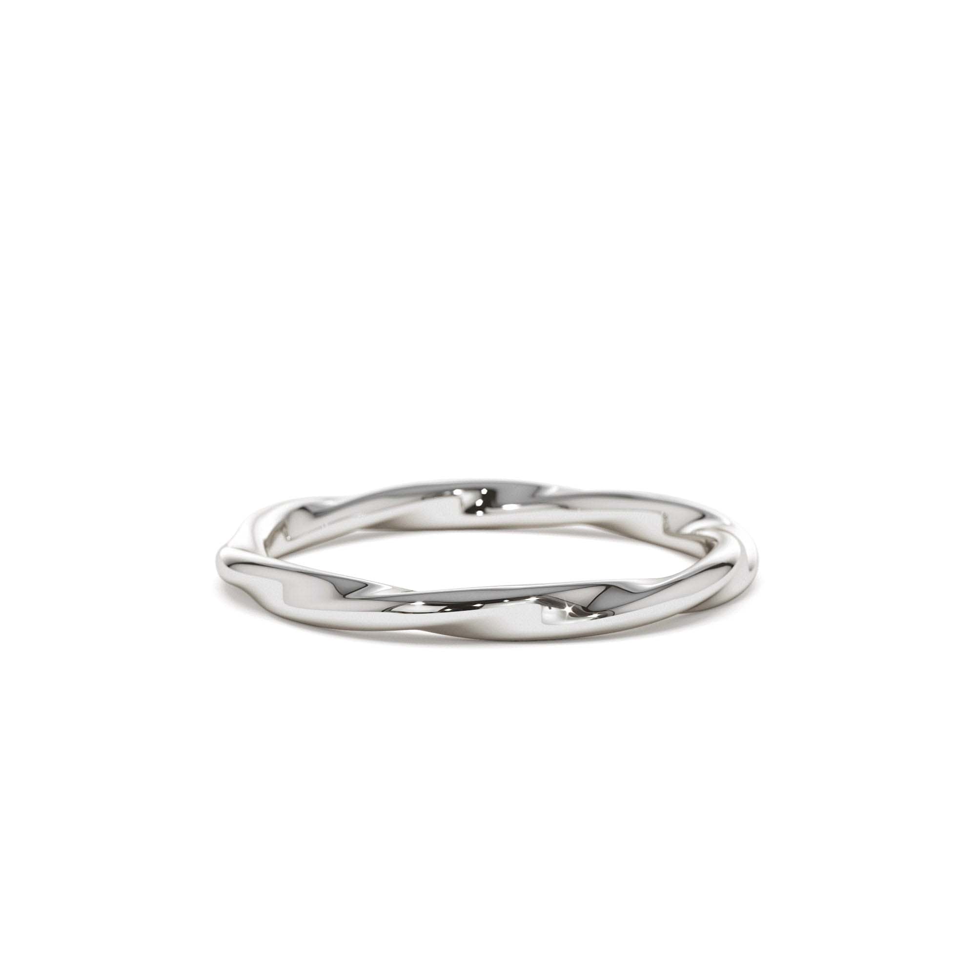 14K Wavy Promise Ring - view 3